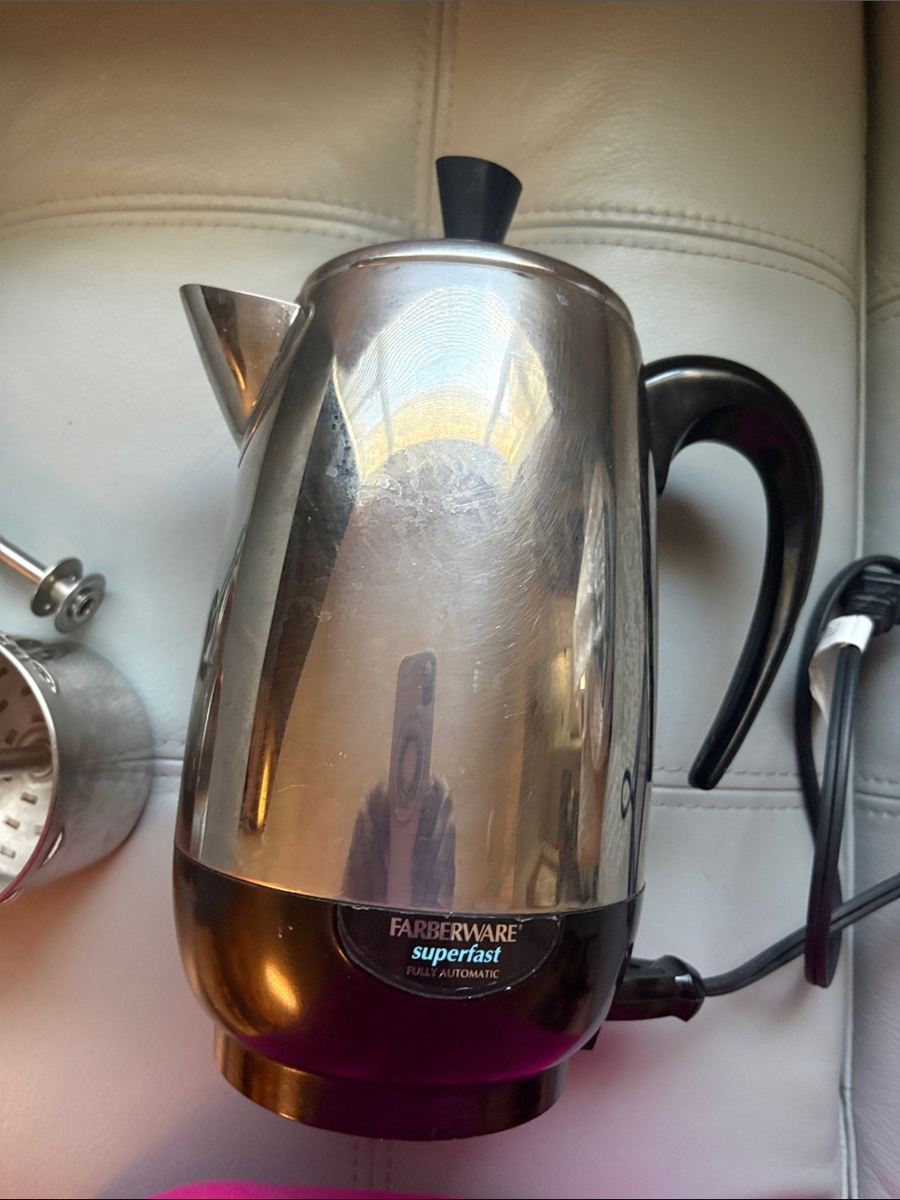Farberware Electric Kettle in Silver and Black with Accessories - Picture 3 of 3